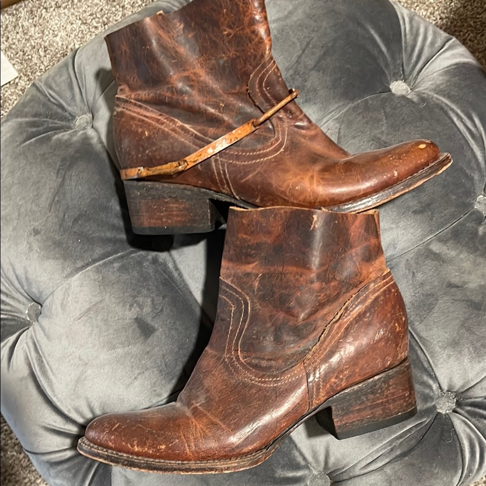 Freebird Brown Ankle Boots